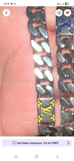 Louis vuitton tricolor chain