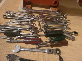 Bandsaw and tools.