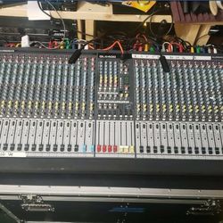 Allen & Heath GL2400 32ch Analog Mixer And Motu 2804 Mk3 Audio Interfaces 