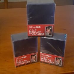 Regular Size Toploader Card Protectors Hard To Find Sold Out‼