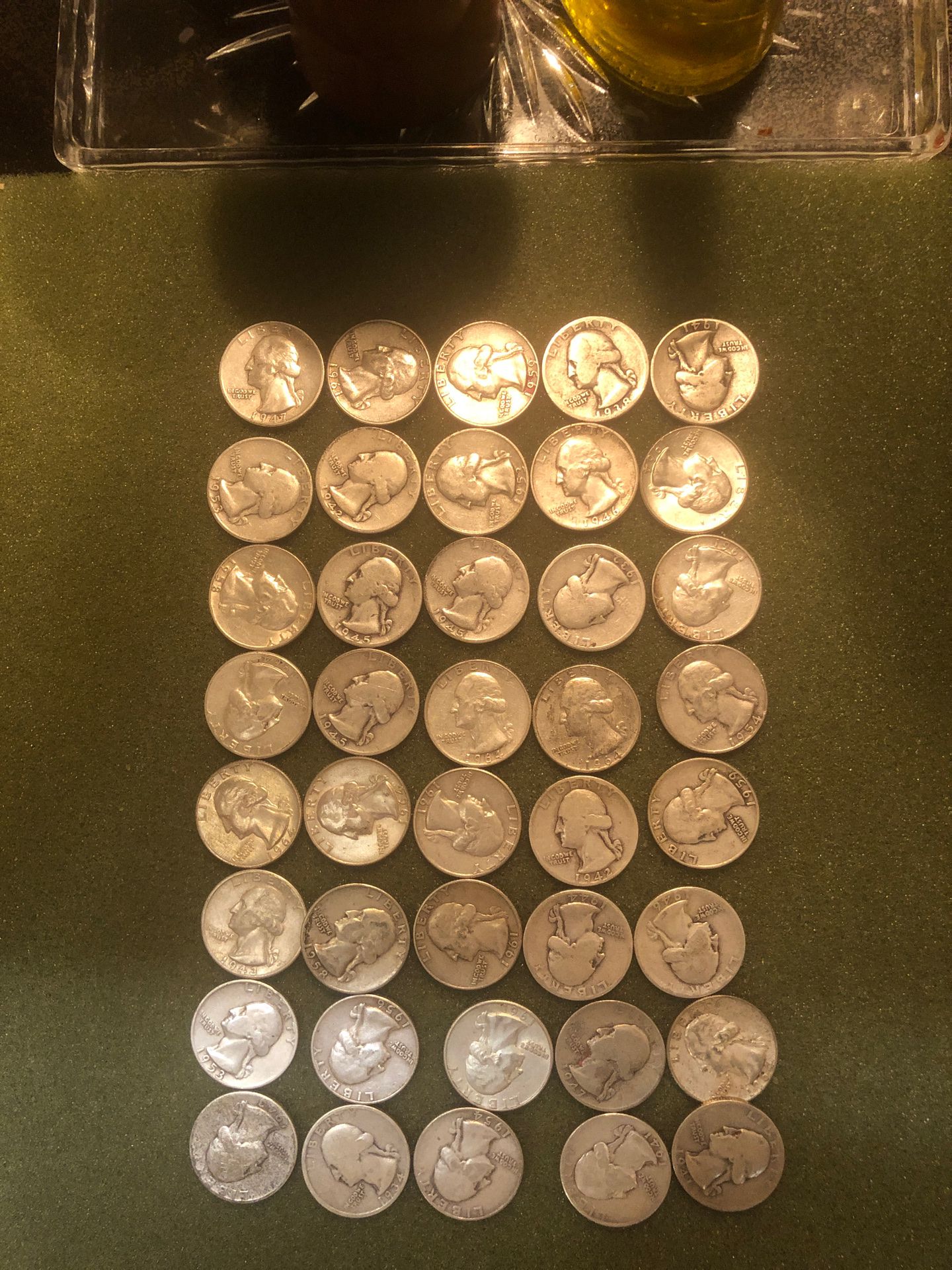 Washington silver quarter Coins