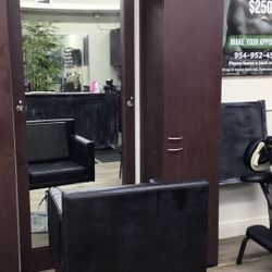 Hair Station + mirror $250 Each