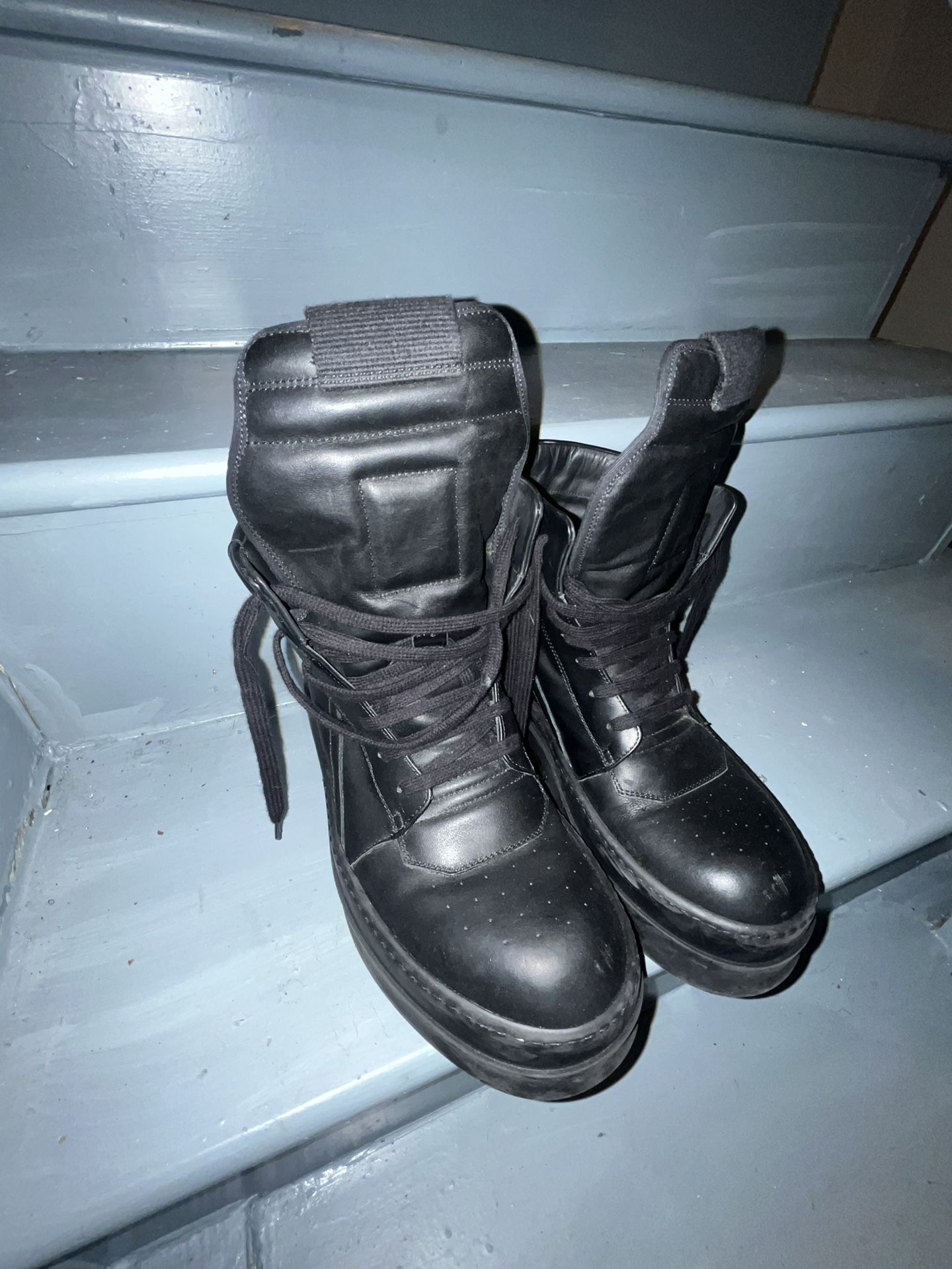 Rick Owen’s Jumbo Geo Black Size 9.5