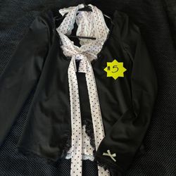 Junior Small Polka Dot Long Sleeve 