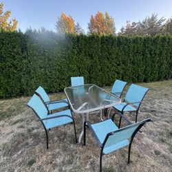 Patio Set-6 Chairs/1 Table