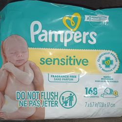 3 For $10 Pampers Sensitive Baby Wipes - 168ct