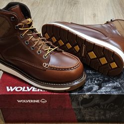 Wolverine Work Boots Size 9 And 9.5 For Men 