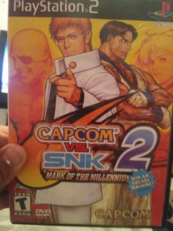 Ps2 And Capcom Vs Snk 2 Game 
