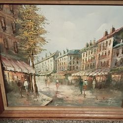 Original Oil Painting Done By Henry Rogers