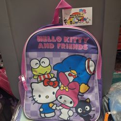 Hello Kitty And Friends Backpack 