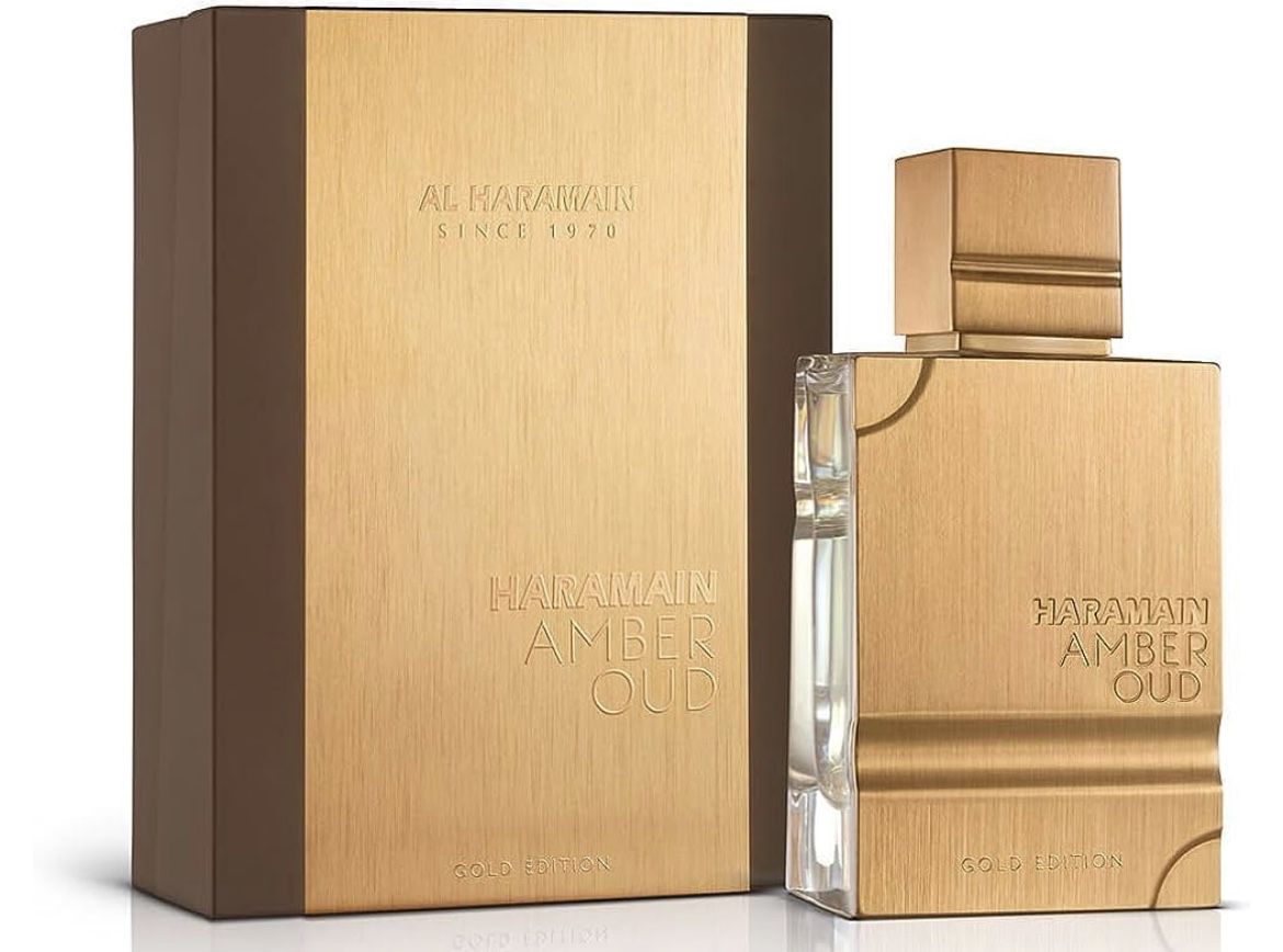 Haramain Amber Oud Gold Edition Eau De Parfum 2.0 oz Oriental Vanilla Fragrance