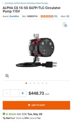 Grundfos Alpha pump