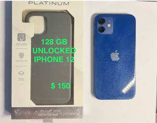 IPHONE 12  128 GB, UNLOCKED FOR ANY CARRIER WORLDWIDE
