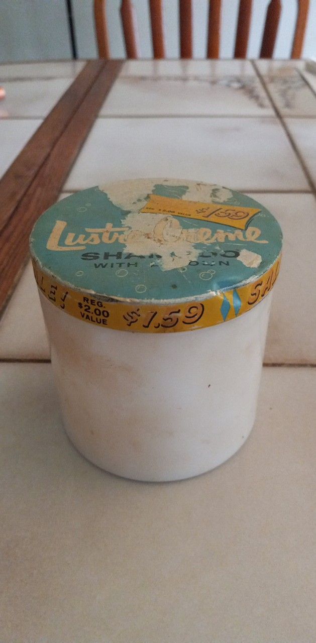Luster Creme Shampoo Jar