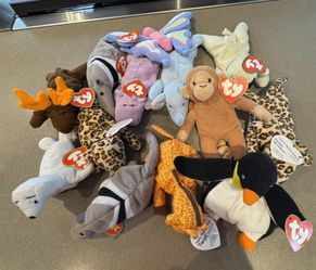 13 Ty Teenie Beanie Babies