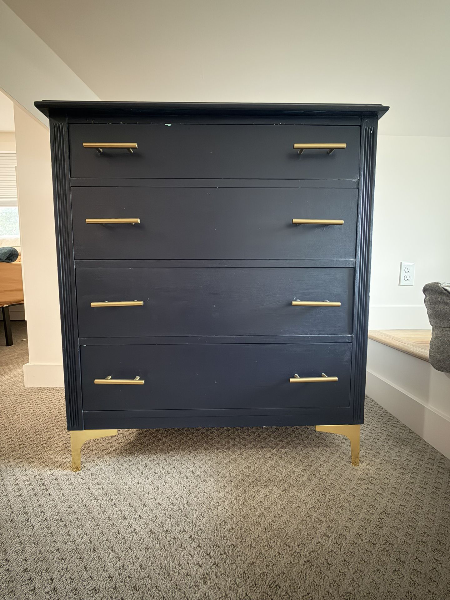 Navy Blue Dresser