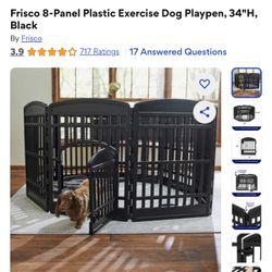 8 Panel Play Pen With Door