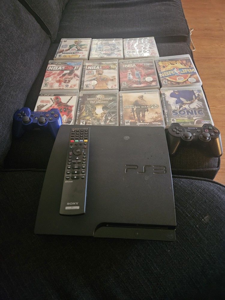 PS3 Slim and Games