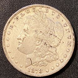 1878 one dollar silver Collectible  coin