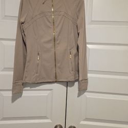 Lululemon Kahki Zip Up Size 8