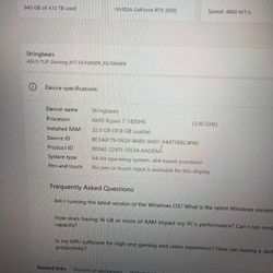 Need Gone Today!! ASUS TUFF GAMING A17 Laptop WILLING TO NEGOTIATE 