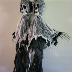 Bundle of two Halloween Hanging Skeleton Ghost