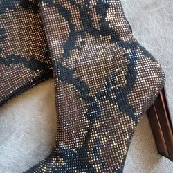 ALDO BOOTS RHINESTONES