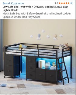 Twin bunk/play area