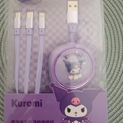 Kuromi Hello Kitty Phone Charger 