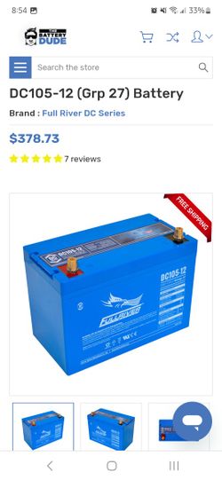 FullRiver Battery DC 105-12