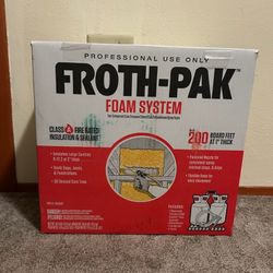 BRAND NEW FROTH-PAK FOAM SYSTEM