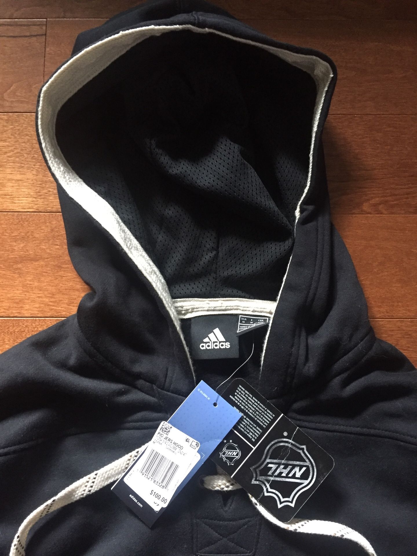 Adidas San Jose Sharks Hooded Sweatshirt