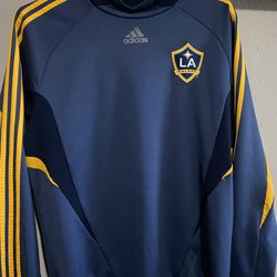 Adidas LA Galaxy Navy & Gold Training Sweatshirt