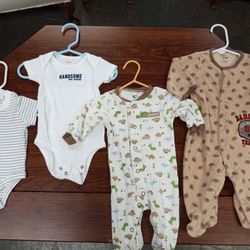 Set Of 4 Carter's Baby Boy Clothing - 3 Months Old