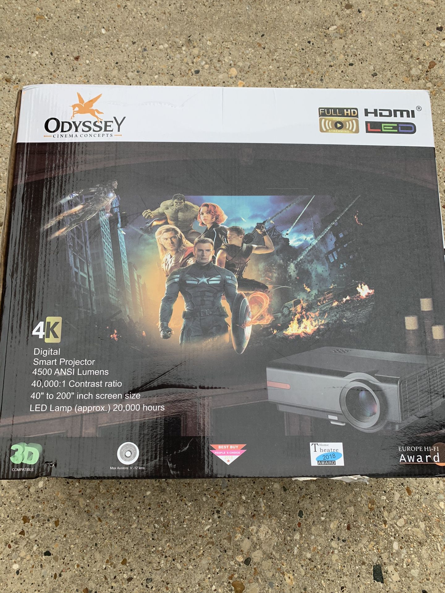 Projector odyssey tm-60 brand new