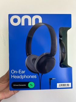 ONN On-Ear Wired Headphones