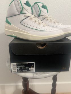 Air Jordan 2 Retro GS “Lucky Green” – Size 6.5Y / Women’s 8 – Box Included