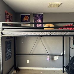 Metal Loft Bunk Bed 