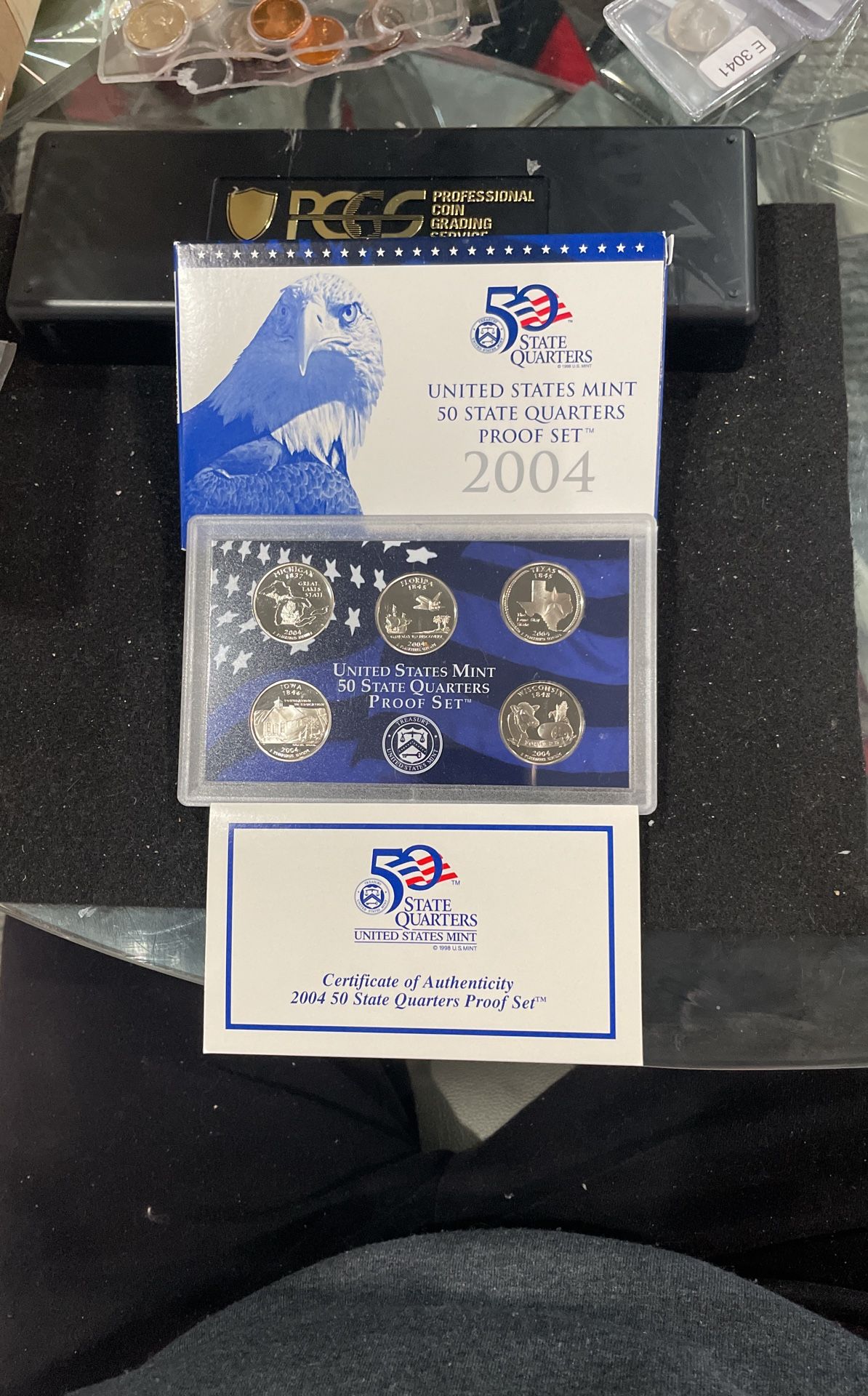 2004 S Gem Proof Washing State Quarters On Original Government Package