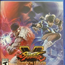 Street Fighter 5 Champions Edition Ps4