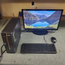 Acer Aspire Desktop INTEL CORE i5. Monitor 22" Windows 10