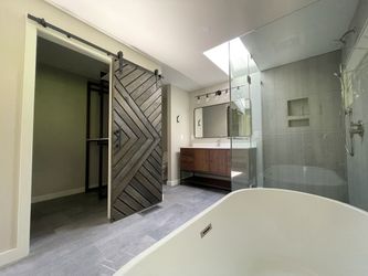 Gorgeous Chevron/Herringbone Sliding Custom Barn Doors