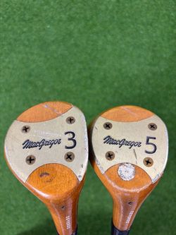 MacGregor 3 and 5 Wood Vintage Golf Clubs