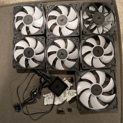 Various Corsair 120 And 140 Fans