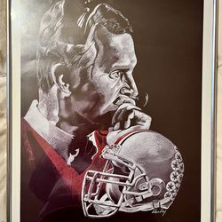 Framed Print Jim Tressel 20x16