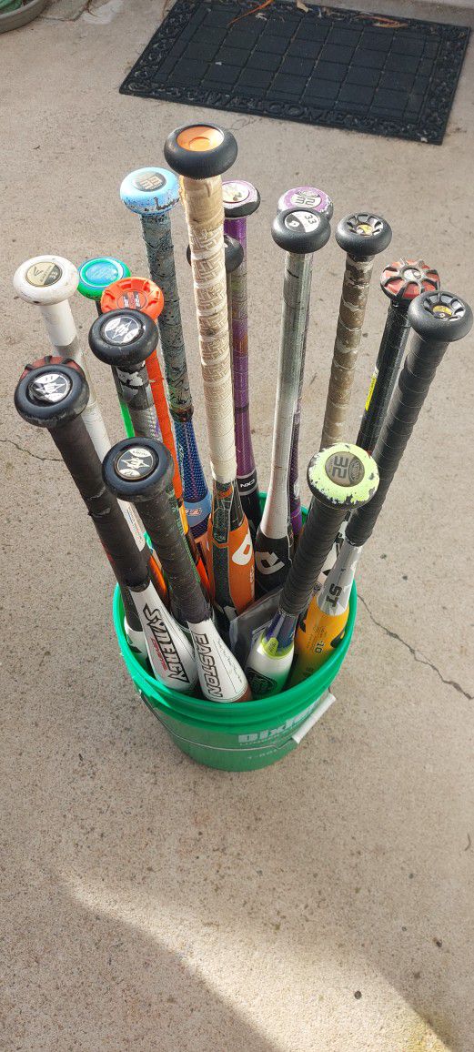 Softball Bats And Gloves For Sale