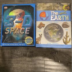 Kids Space And Earth Learning Books  $20