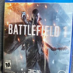 Battlefield 1 game for PS4 