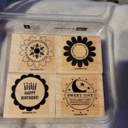 Stampin Up So Many Scallops Rubber Stamps