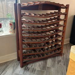 Free Wooded Wine Rack